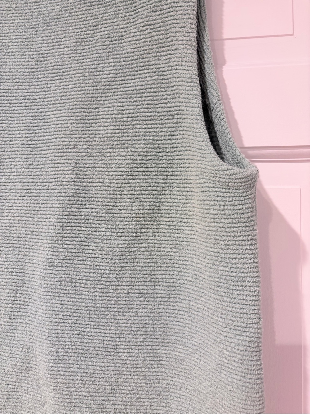 Free People Mint Green Sleeveless Cowl Neck Knit Sweater Tank | Medium - NWT - Picture 4 of 9